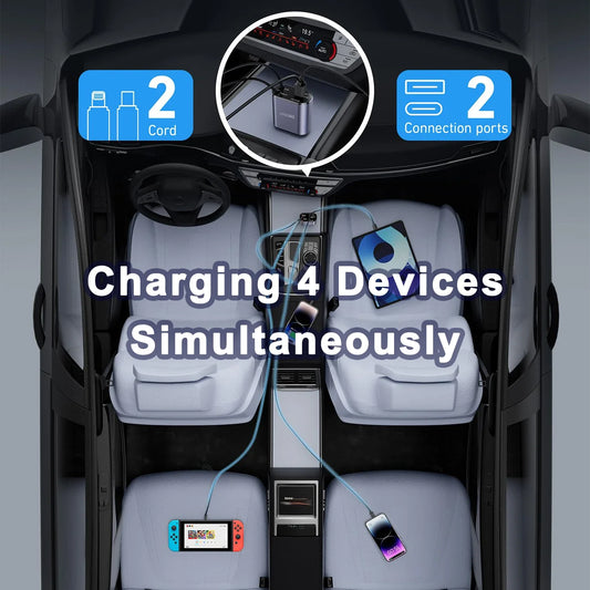 4 in 1 Auto Ladestation